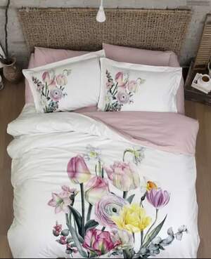 Сатиновое постельное белье First Choice 3D Satin Pamira Евро Сатиновое постельное белье First Choice 3D Satin Pamira Евро