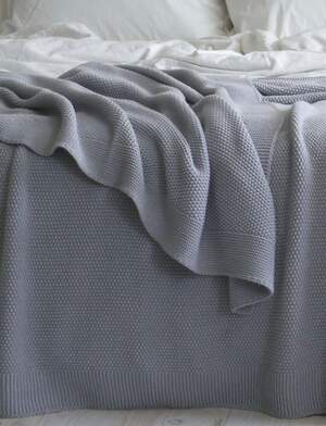 Покрывало LA MODNO Corn Sky gray 170х240 Покрывало LA MODNO Corn Sky gray 170х240