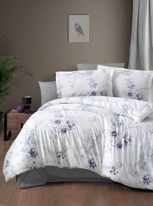 Сатиновое постельное белье First Choice LEENA LILAC Сатиновое постельное белье First Choice LEENA LILAC