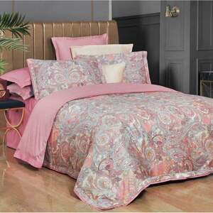 Постільна білизна із сатину Sarev Volga somon євро розмір