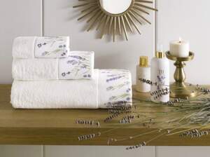 Набор махровых полотенец Tivolyo Home Lavander Garden Набор махровых полотенец Tivolyo Home Lavander Garden