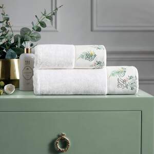 Набор махровых полотенец Tivolyo Home Fleurs Набор махровых полотенец Tivolyo Home Fleurs