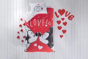 Детское постельное белье Tac Minnie And Mickey Lovely Детское постельное белье Tac Minnie And Mickey Lovely