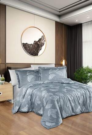Сатиновое постельное белье First Choice Sofira Indigo Сатиновое постельное белье First Choice Sofira Indigo
