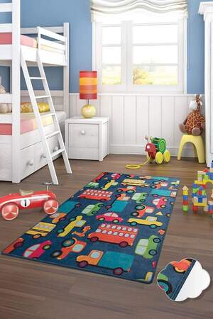 Коврик в детскую комнату Chilai Home Cars mavi  100*160