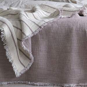 Муслиновое покрывало на кровать LA MODNO Magic beige 230x250