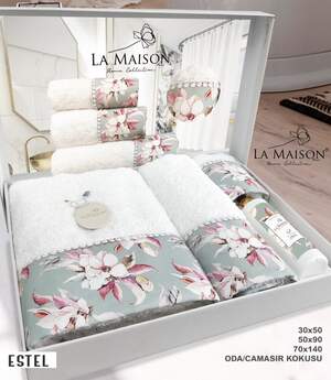 Набор махровых полотенец La Maison Estel с ароматом Набор махровых полотенец La Maison Estel с ароматом