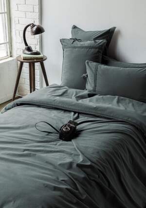 Поплиновое постельное белье Issimo home Teal Green