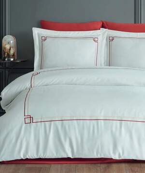 Постельное белье из сатина Maribor Exclusive Satin 200х220 Poem Kiremit Постельное белье из сатина Maribor Exclusive Satin 200х220 Poem Kiremit