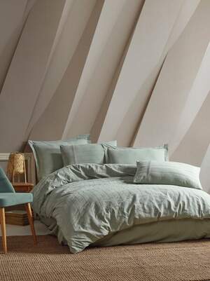 Постільна білизна ранфорс Saheser Jasmin Yesil