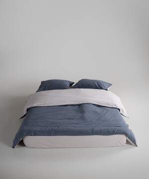 Постільна білизна варена бавовна LIMASSO Essualte Natural Cream – Natural Grey