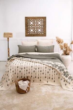 Муслінове покривало на ліжко Saheser Sole 240х260