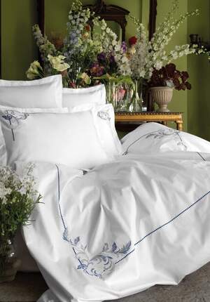 Постельное белье сатин люкс Issimo home Voynt Blue Постельное белье сатин люкс Issimo home Voynt Blue