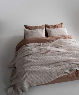 Покривало на ліжко з наволочками Limasso Azure Bej 240х260