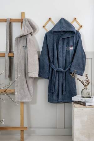 Детский махровый халат для мальчиков Pupilla