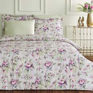 Постельное белье сатин TIVOLYO HOME Lunana евро размер