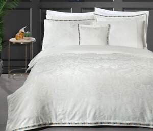 Постельное белье сатин Sarev Shakira k.beyaz