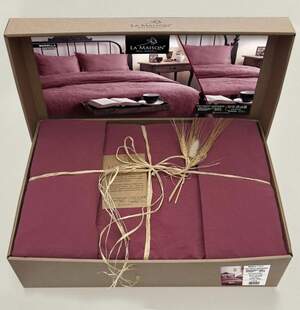 Постельное белье хлопок La Maison Stonewashed 200 х 220 см Mariella Cerry