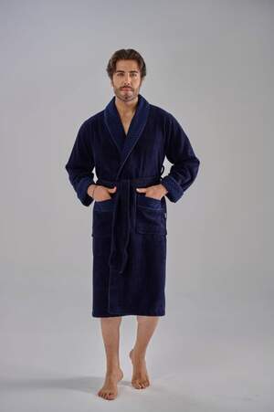 Халат махровий чоловічий довгий Nusa 1510