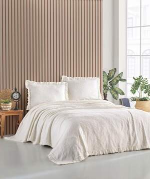 Муслиновое покрывало на кровать Saheser Ilda 240х260