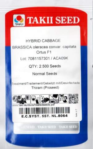 Капуста Ортус F1 2500 семян. (Takii Seeds) Капуста Ортус F1 2500 семян. (Takii Seeds)