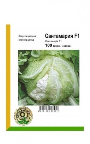 Капуста цветная Сантамария F1 100 семян. А Капуста цветная Сантамария F1 100 семян. А
