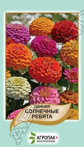 Цинния изящная Солнечные ребята, смесь – 0,5 гр.