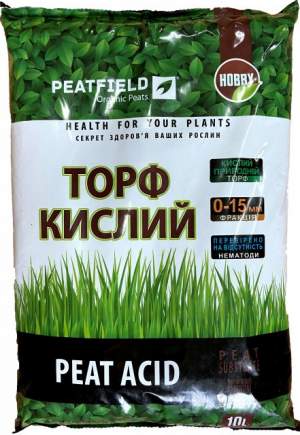 Субстрат Торф кислый 10л PEATFIELD Субстрат Торф кислый 10л PEATFIELD