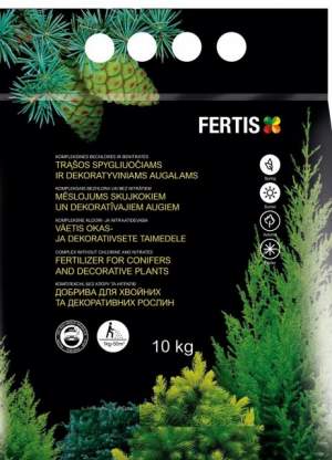 Фертис для хвои и декоративных 12-8-16+МЕ, 10кг Fertis Фертис для хвои и декоративных 12-8-16+МЕ, 10кг Fertis