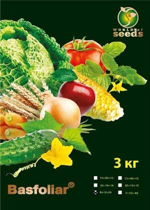 Компо Басфолиар/Basfoliar SP 8-12-24 3кг универсальный Компо Басфолиар/Basfoliar SP 8-12-24 3кг универсальный