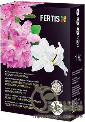 Добриво для рододендронів NPK 12-8-16+Mg+S+B, 1кг Fertis Добриво для рододендронів NPK 12-8-16+Mg+S+B, 1кг Fertis