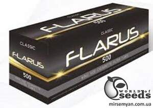 Цигаркові гільзи з фільтром для набивання тютюном/Flarus/ 500шт