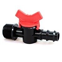 Кран Стартовий Зовнішнє різьблення 3/4 длч садової трубки 16MM